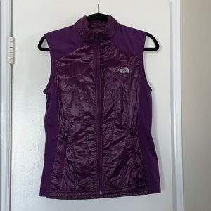Purple North Face Vest size M